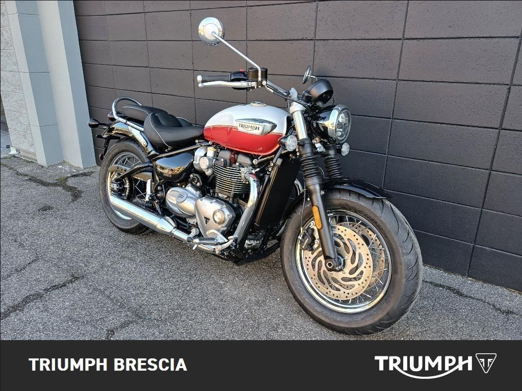 TRIUMPH Bonneville 1200 Speedmaster Snowdonia/Cranberry Red E5