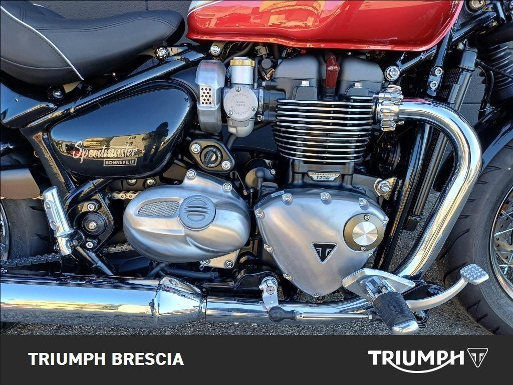 TRIUMPH Bonneville 1200 Speedmaster Snowdonia/Cranberry Red E5
