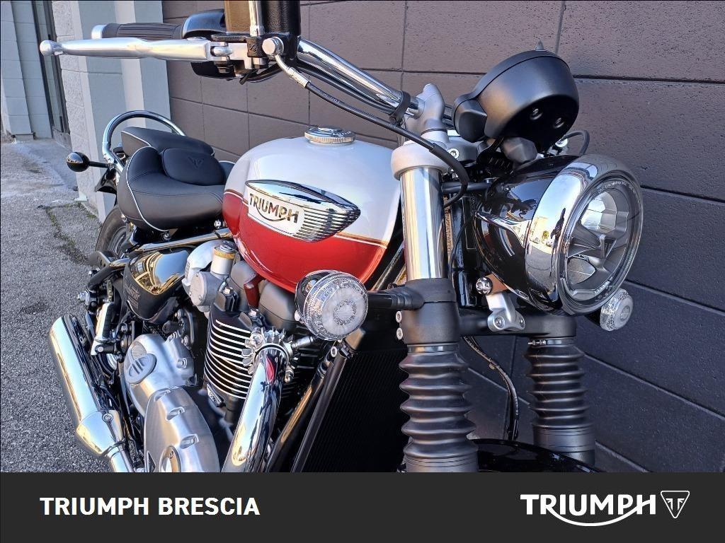 TRIUMPH Bonneville 1200 Speedmaster Snowdonia/Cranberry Red E5