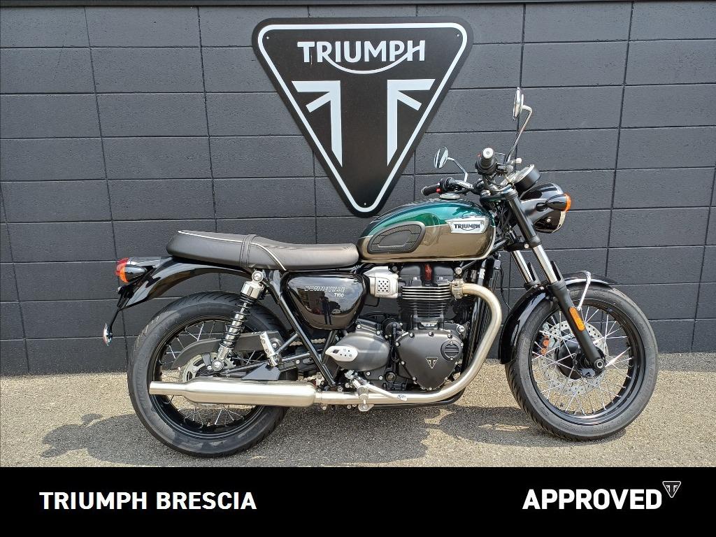 TRIUMPH Bonneville 900 T100 Competition Green/Ironstone E5+