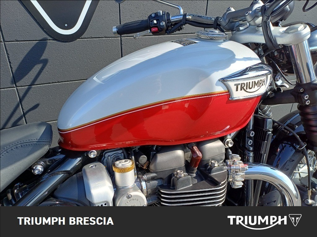 TRIUMPH Bonneville 1200 Speedmaster Snowdonia/Cranberry Red E5+