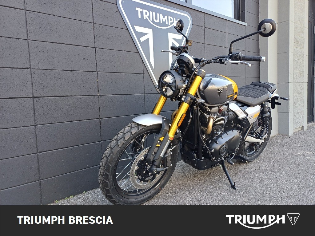 TRIUMPH Scrambler 900 Mineral Grey / Cosmic Yellow Abs