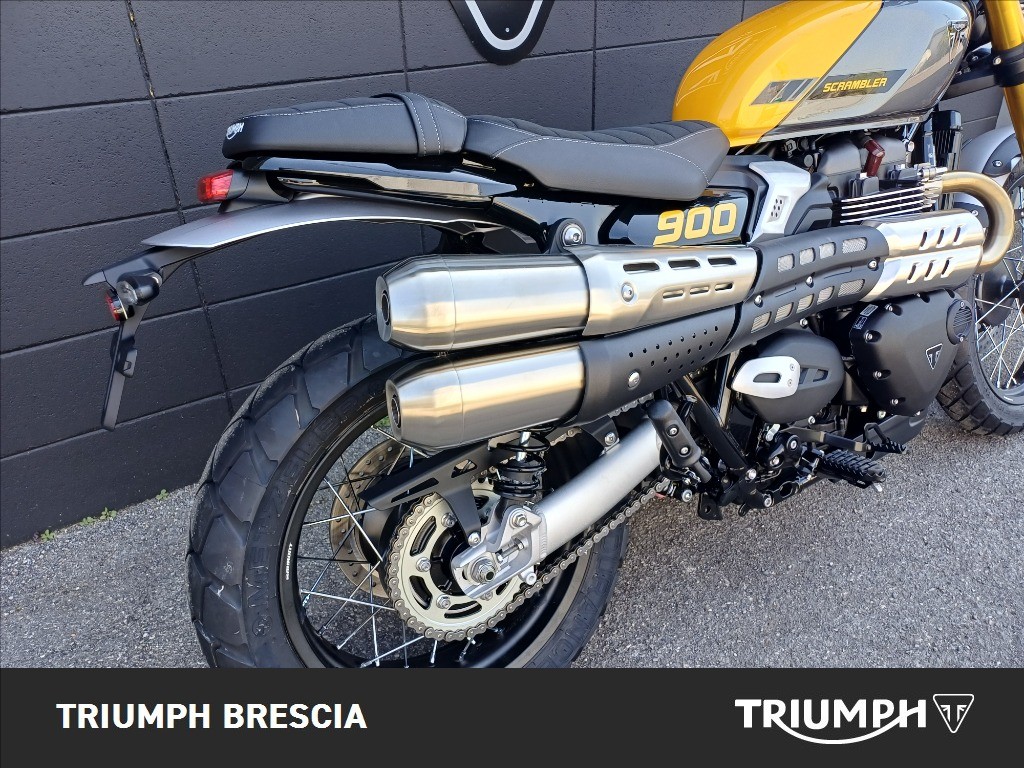 TRIUMPH Scrambler 900 Mineral Grey / Cosmic Yellow Abs
