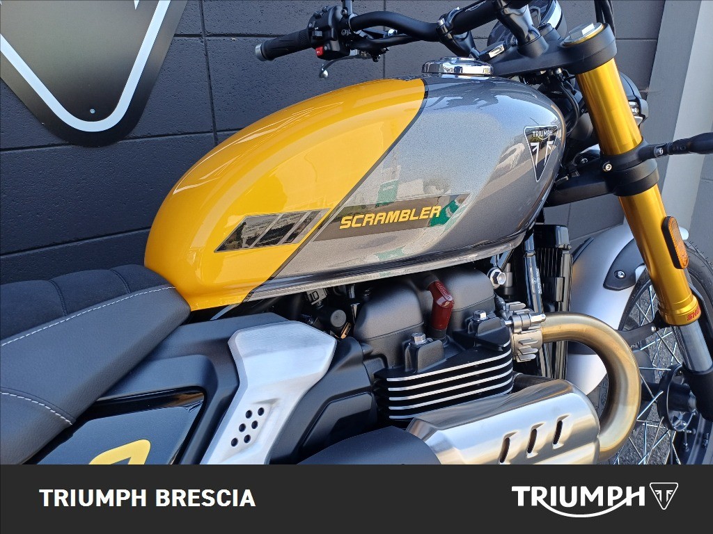 TRIUMPH Scrambler 900 Mineral Grey / Cosmic Yellow Abs