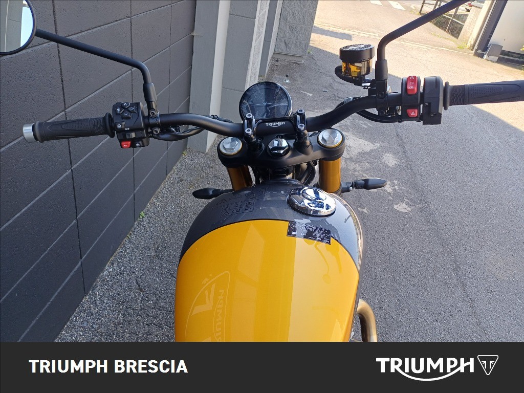 TRIUMPH Scrambler 900 Mineral Grey / Cosmic Yellow Abs