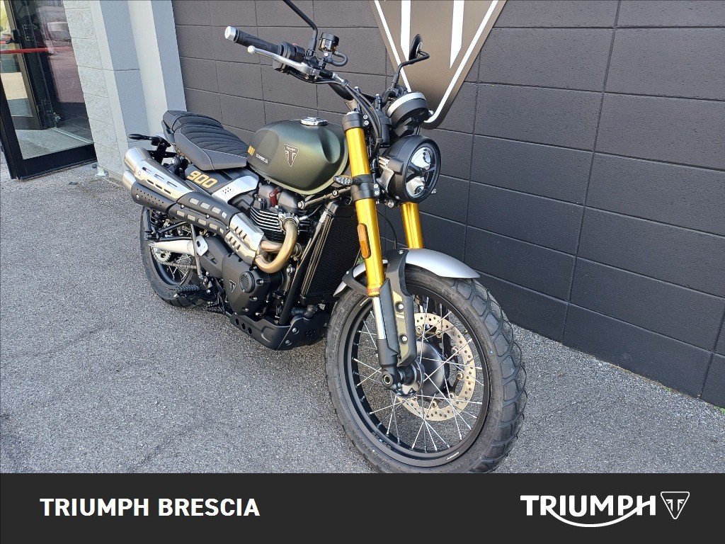TRIUMPH Scrambler 900 Matt Khaki Green / Matt Phantom Black Abs