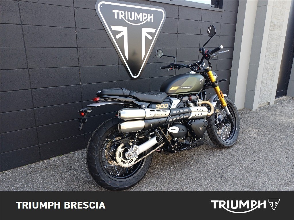 TRIUMPH Scrambler 900 Matt Khaki Green / Matt Phantom Black Abs
