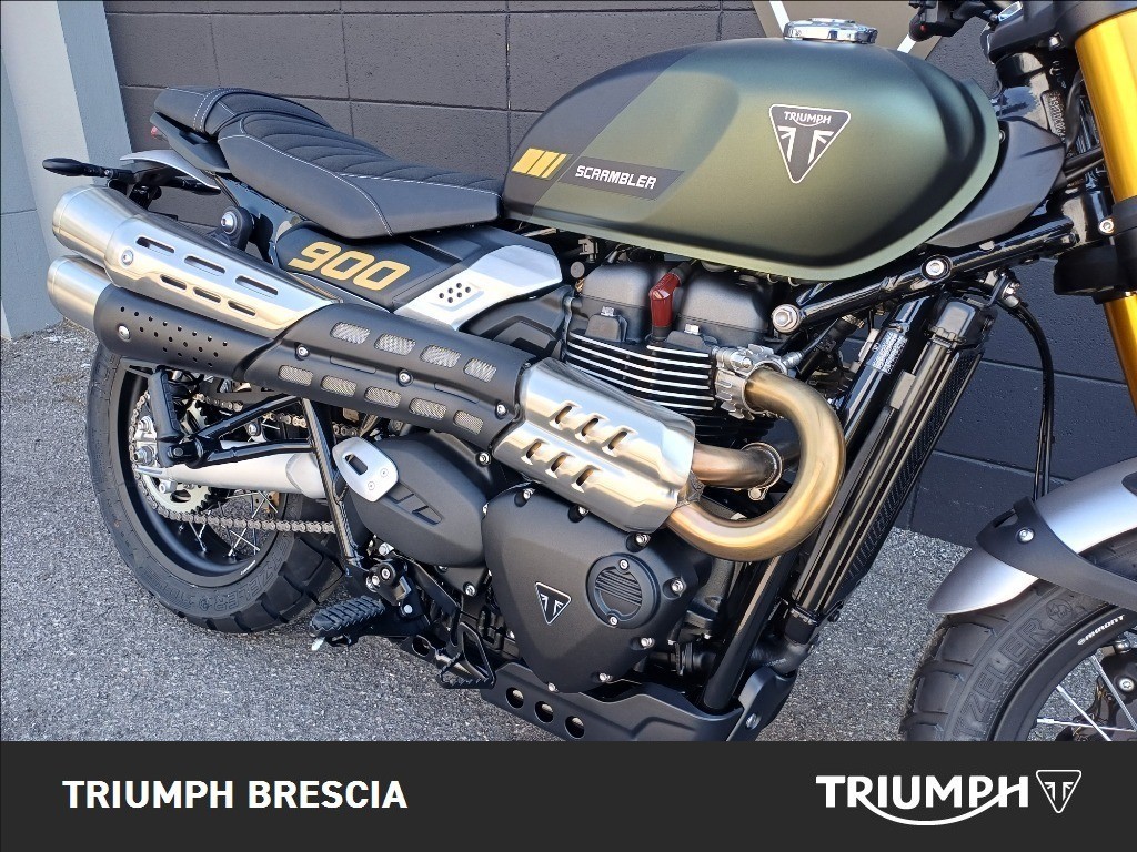 TRIUMPH Scrambler 900 Matt Khaki Green / Matt Phantom Black Abs