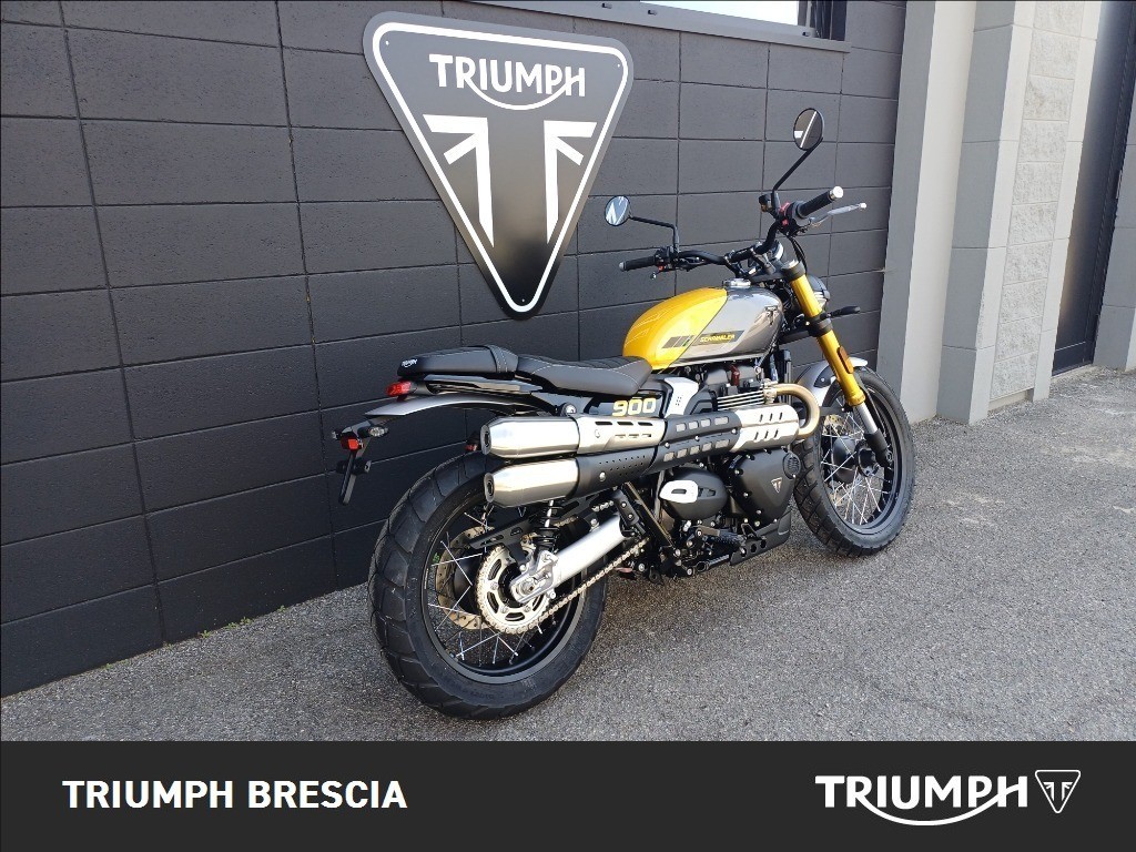 TRIUMPH Scrambler 900 Mineral Grey / Cosmic Yellow Abs