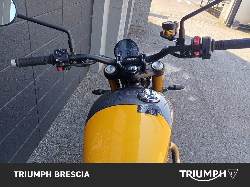 TRIUMPH Scrambler 900 Mineral Grey / Cosmic Yellow Abs