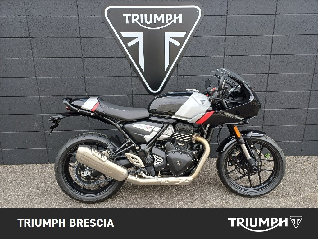 TRIUMPH Thruxton 400 Phantom Black / Aluminium Silver Abs