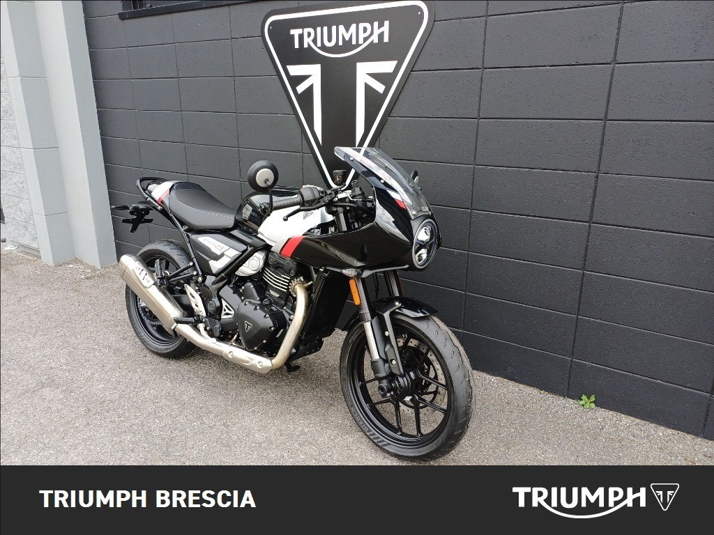 TRIUMPH Thruxton 400 Phantom Black / Aluminium Silver Abs
