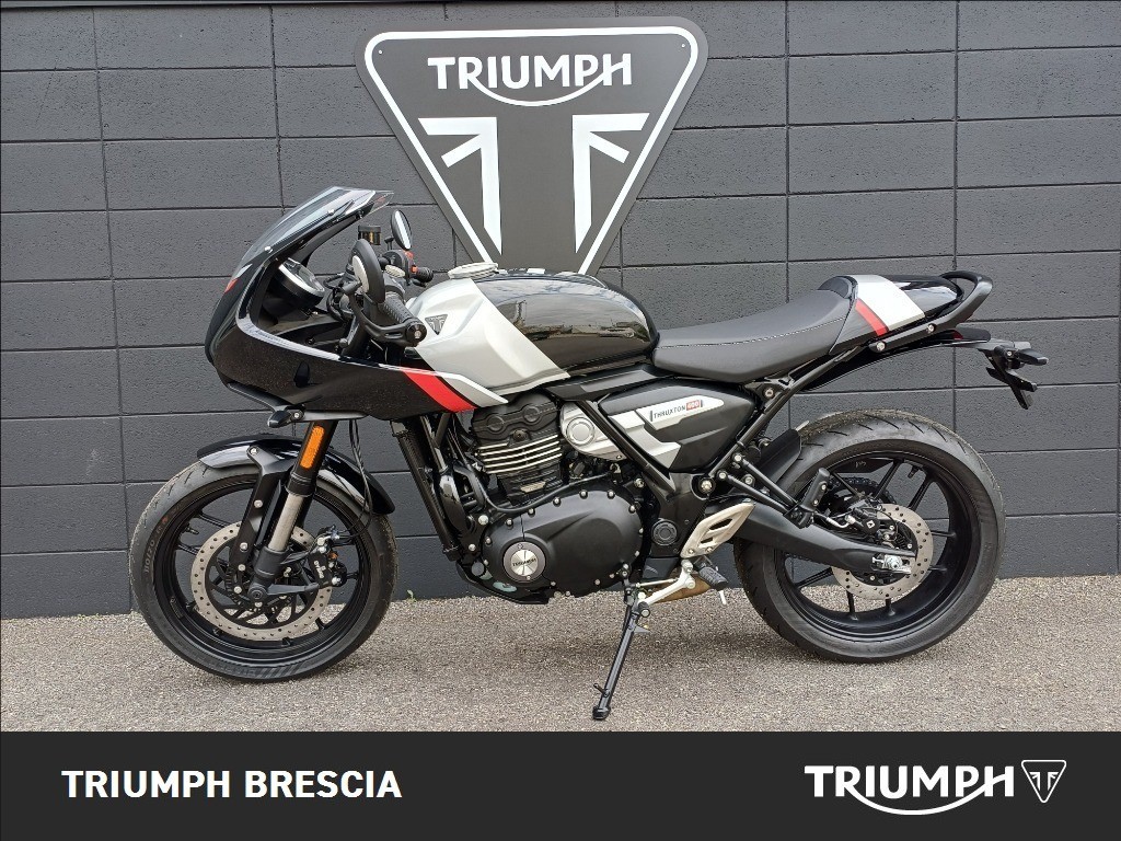 TRIUMPH Thruxton 400 Phantom Black / Aluminium Silver Abs