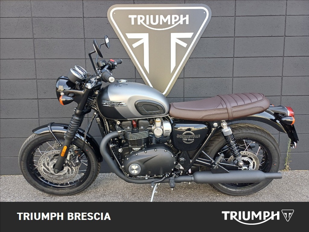 TRIUMPH Bonneville 1200 T120 Black Matt Silver Ice / Matt Sapphire B