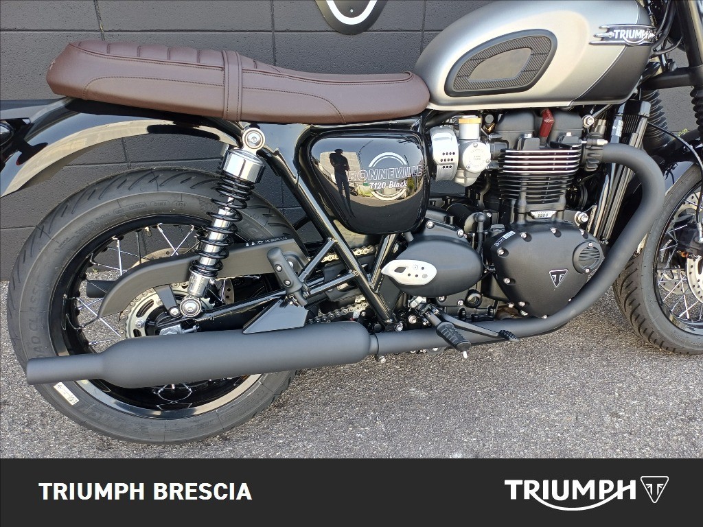 TRIUMPH Bonneville 1200 T120 Black Matt Silver Ice / Matt Sapphire B