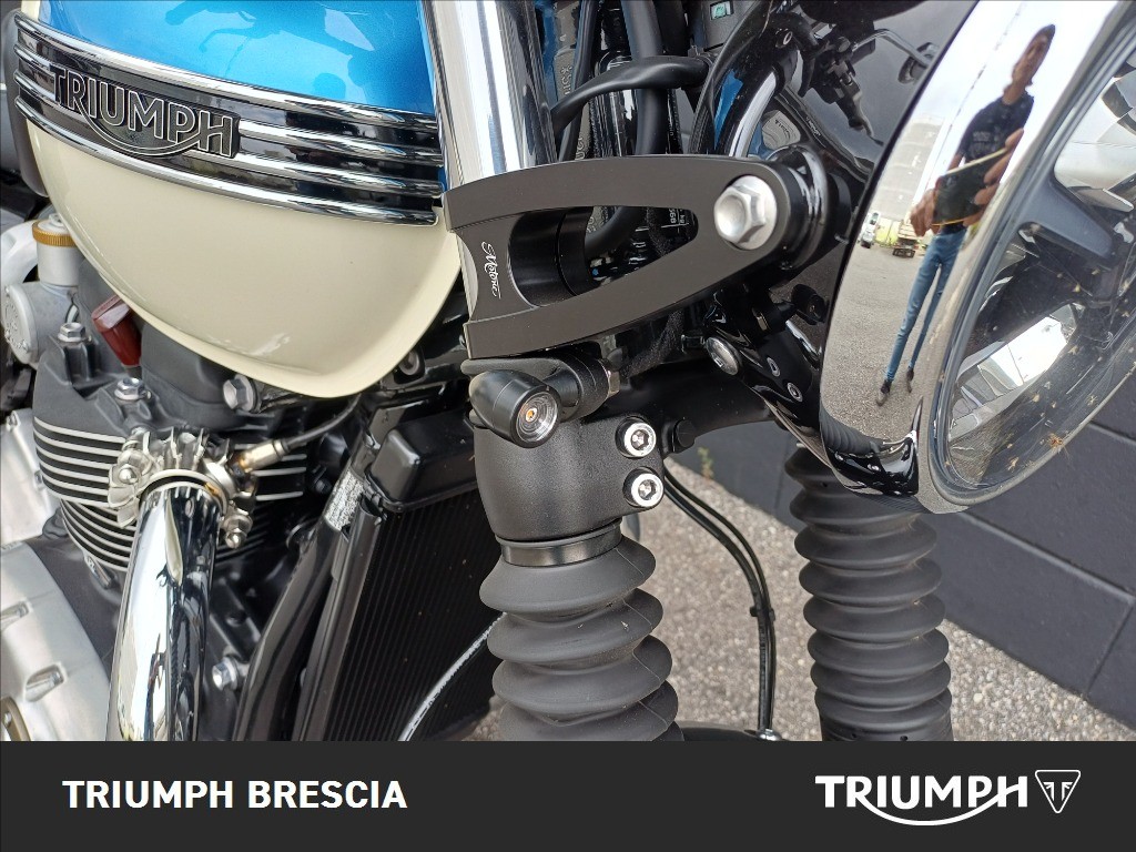 TRIUMPH Bonneville 1200 T120 Aegean Blue / New England White Abs my2